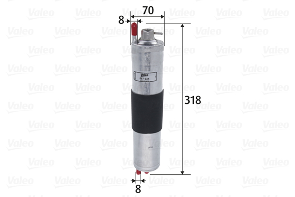 Filtro carburante - 587034 VALEO